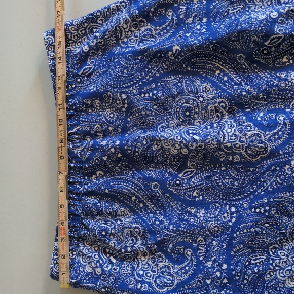 Isaac Mizrahi Live Always Isaac Size M Pull On Waist Bandana Paisley Skort - Picture 8 of 13